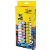 Nova Color Akrilik Boya Tüp 12 Li 12 ML NC-2004 - 1
