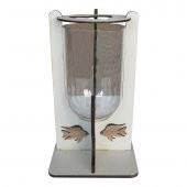 Markapet Betta Balıkları İçin Masa Üstü Fanus Akvaryum 10 X 17 Cm - 1