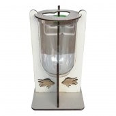 Markapet Betta Balıkları İçin Masa Üstü Fanus Akvaryum 10 X 17 Cm - 2