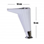 Mobilya Kanepe Masa Sehpa Ayağı Baza Ayak Beyaz 15 cm (4 Adet) - 3
