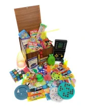Ahşap Gıda Ve Oyuncak Kutusu Siyah Tetris - 1