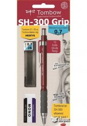 TOMBOW SH-300 GRİP 0.7 VERSATİL OKUL SETİ BORDO ÜCRETSİZ KARGO - 1