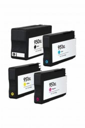 HP 950XL-HP 951XL 4 Renk Muadil Kartuş - 1