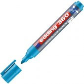 EDDİNG 360 SİLİNEBİLİR BEYAZ TAHTA KALEMİ BOARD MARKER AÇIK MAVİ - 1
