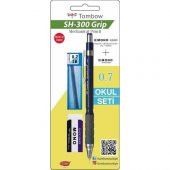 TOMBOW SH-300 GRİP 0.7 VERSATİL OKUL SETİ LACİVERT ÜCRETSİZ KARGO - 1