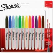 Sharpie Fine Permanent Markör, 12li Karışık Sıcak Renkler - 1