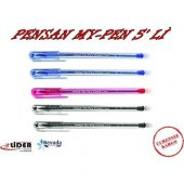 PENSAN My-Pen Tükenmez Kalem 2 Siyah 2 Mavi 1 Kırmızı 1mm Uçlu - 1