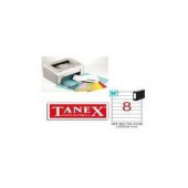 Tanex TW-2108 - 192 x 34 mm Laser Etiket 100 Adet Ücretsiz Kargo - 1