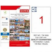 TANEX TW-2000 LASER ETİKET A4 - 1