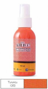ARTDECO SPREY KUMAŞ BOYASI TURUNCU 1203 100 ML ÜCRETSİZ KARGO - 1