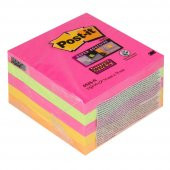 POST-İT YAPIŞKANLI NOT KAĞIDI 654S-N SUPER STİCKY 5 NEON RENK - 1