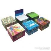 Karton Kutulu Küp Not Kağıdı (84x84x48 mm) - 1