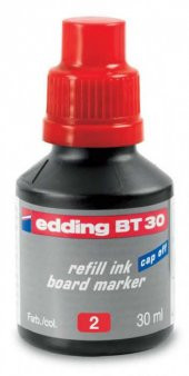 Edding BT30 Beyaz Tahta Kalemi Mürekkebi Kırmızı - 1