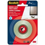 3M SCOTCH 4003 AYNA BANYO ÇİFT TRF. KÖPÜK BANT 2 KG - 19MM X 1,5 - 1