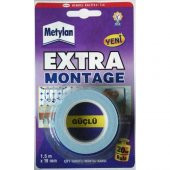 PATTEX EXTRA ÇİFT TARAFLI BANT 19MMX1,50M ÜCRETSİZ KARGO - 1