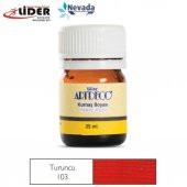 ARTDECO KUMAŞ BOYASI 25ML TURUNCU 10 A - 103 - 1