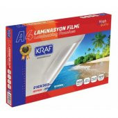 A4 LAMİNASYON FİLMİ - PARLAK A4 100MIC 100LÜ - 1