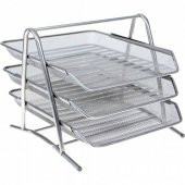 PERFORE EVRAK RAFI METAL 3 KATLI 460G GRİ - 1