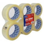 Koli Bandı 45mm.X 100mt. Şeffaf 6 ADET - 1