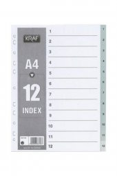 Ayraç A4 1-12 Rakam - 1