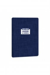 2021-2022 17x24cm Ciltli Akademik Ajanda - Denim thumbnail 2