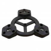 Mobilya Masa Sehpa Üçlü Plastik Bağlantı Aparatı Açılı Dereceli Ayak Tabanı - 2