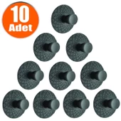 Dinar Çekmece Dolap Dolabı Kapak Kulpu Kulpları Kulbu Mat Siyah Metal Kulp (10 ADET) Mobilya Mutfak thumbnail 1