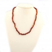 Pigado Çay Rengi Gerçek Damla Kehribar Kolye 45 cm - 2