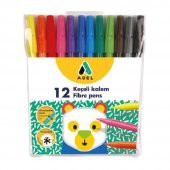 Keçeli Kalem 12 Renk Adel 12 li Keçeli Kalem 1 Paket - 2