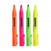 Fosforlu İşaret Kalem Seti 4 lü 1 Paket - 3