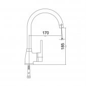 Venezia Kroma Serisi Krom Kuğu Lavabo Bataryası - 2