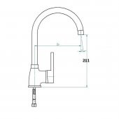 Venezia Kroma Serisi Krom Kuğu Evye Bataryası - 2