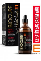 Biocure Keratin Saç Bakım Yağı / E Vitamini Katkılı 100 ml. - 1