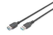 Digitus USB 3.0 Uzatma Kablosu Siyah (3m) - 3