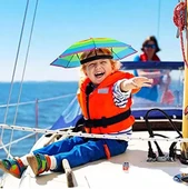 Gökkuşağı Kafa Şemsiyesi Güneş Şemsiyesi  Gökkuşağı Standart thumbnail 9