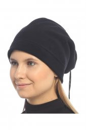 Polar Boyunluk Bere Erkek kadın Aksesuar Siyah Polar Bere Şapka Siyah Sadece Bere Tek Ebat - 4