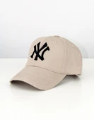 Siyah Beyaz Ny Nakışlı  Şapka Kep  Sarı Tek Ebat thumbnail 11