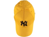 Siyah Beyaz Ny Nakışlı  Şapka Kep  Sarı Tek Ebat thumbnail 4