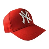 Siyah Beyaz Ny Nakışlı  Şapka Kep  Sarı Tek Ebat thumbnail 8