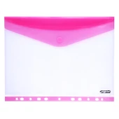 Bigpoint 11 Delikli Yan Cırtlı Dosya A4 Kırmızı 12'li Poşet - 1