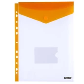 Bigpoint 11 Delikli Dik Cırtlı Dosya A4 Turuncu 12'li Poşet - 1