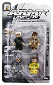 Ausini Army 4lü Figür Seti -B Sarı - 1