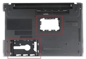 Sony Vaio SVE1511L1E Alt Kasa Siyah V1 - 1