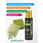 Bitkiselce Mucize Bıttım Şampuanı & Doğal Kabak Lifli Bıttım Sabunu Peeling Etkili - 1