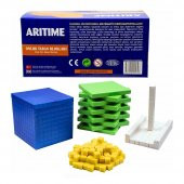 Onluk Taban Blokları Matematik Ders Materyalleri Birlik Onluk Yüzlük Bloklar 1 Paket - 1