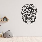 Balp Lazer Kesim MDF Tablo ASLAN Figürlü Dekoratif Otantik Tablo 34cm 41cm - 1