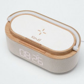 Stobom Keyif Taşınabilir Bluetooth Hoparlör Saat Wireless Şarj Cihazı - 2