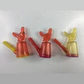 Horoz Şeklinde Sulu Kanarya Düdük Oyuncak 10 Adet Birden thumbnail 1