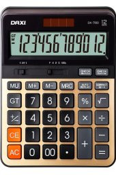 Daxi Dx-7100 Işlem Kontrollü Büyük Boy Hesap Makinesi 12 Haneli - 1