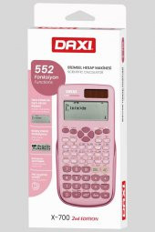 Daxi X-700 Pembe Bilimsel Hesap Makinesi 552 Fonksiyon - 4
